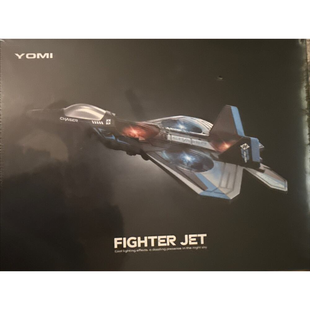 Yomi Light Up Fighter Jet Drone Remote Control Airplane New Sealed